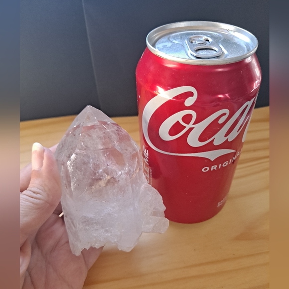 Medium Size Clear Quartz Crystal Point - Picture 6 of 8